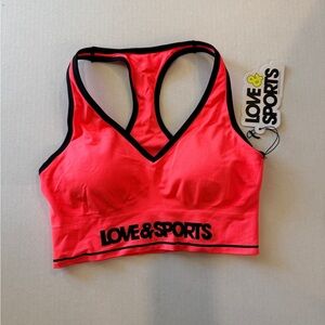 Love & Sports Women's Vibrant Pink Sports Bra